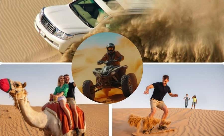 Doha: Night Inland Sea Desert Safari with Full Activities - How the four-hour schedule works