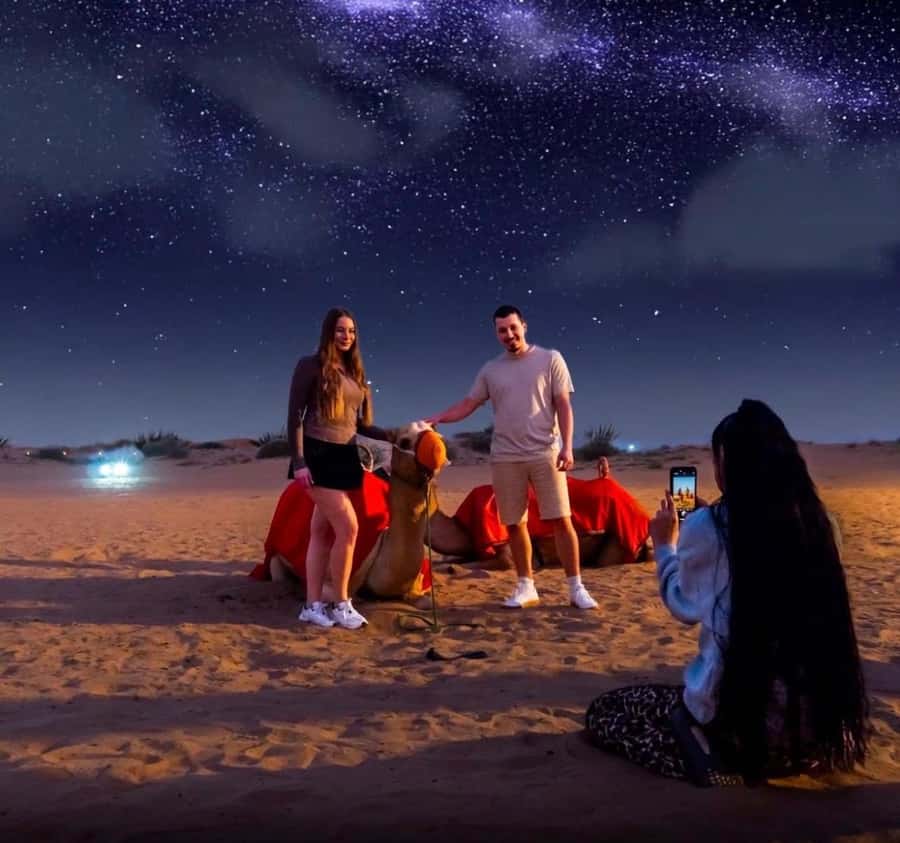 Doha: Night Safari with Dune Bashing and Camel Ride - Returning to Doha beneath the stars
