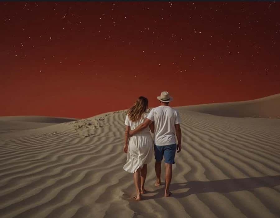 Doha: Nighttime Desert Safari with Dune Bashing & Camel Ride - The night walk and astronomy lesson