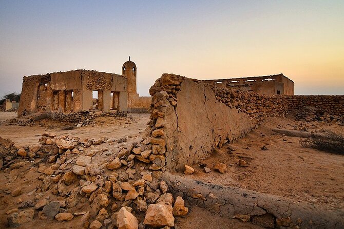 Doha Private North Qatar Tour, Mangroves and Al Zubarah Fort - Al Jumail, a village left behind