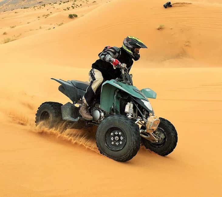 Doha:Quad Bike Desert Safari Adventure with 4x4 Vehicle Ride - One hour on a self-drive quad bike