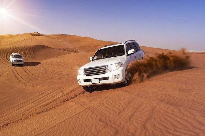 Doha: Quad Bike, Dune Bashing, Camel Ride & Inland Sea Tour - Camels, falcons, tea, and a short break