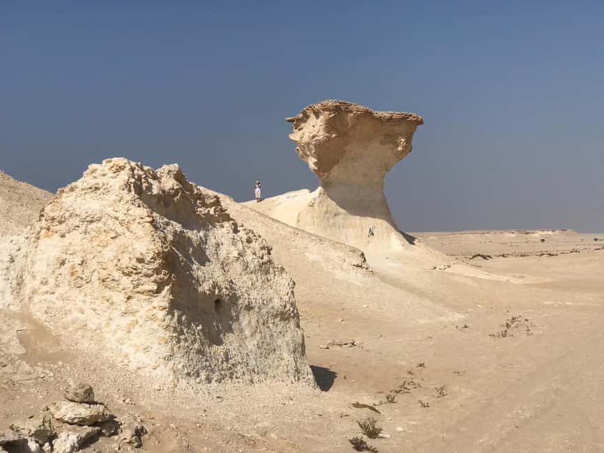 Doha; Richard Serra Installation, Mushroom rock and Zekreet - Zekreet’s ruins and the Eye Wall