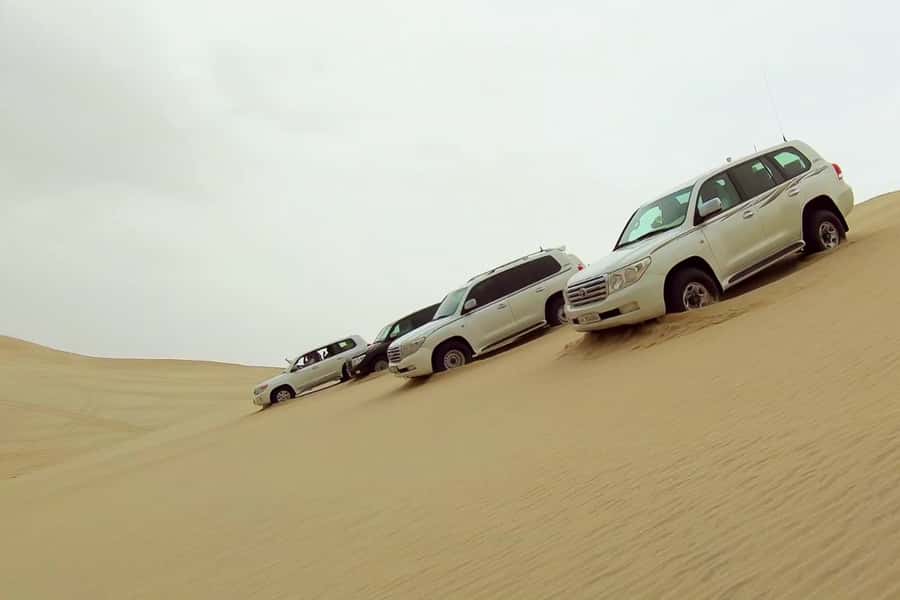 Doha Safari: ATV Ride, Dune Bashing, & Sandboarding Fun - Tea and a short camel ride at the local camp