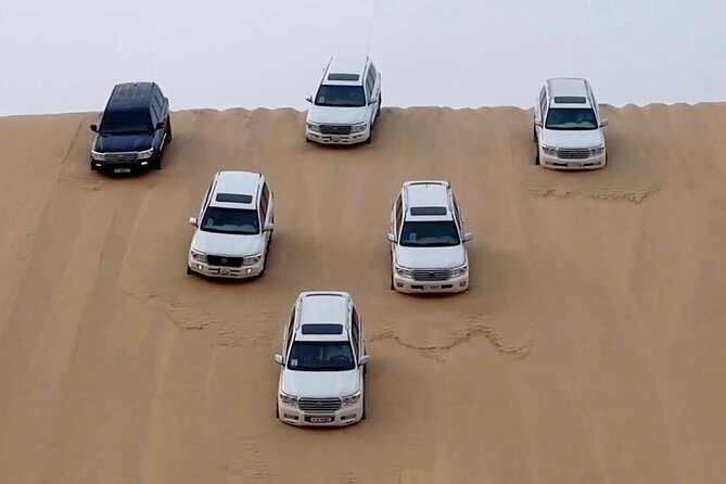 Doha Sharing Desert Safari with Dune Bashing and Sand Boarding - Leaving Doha for the Open Sand