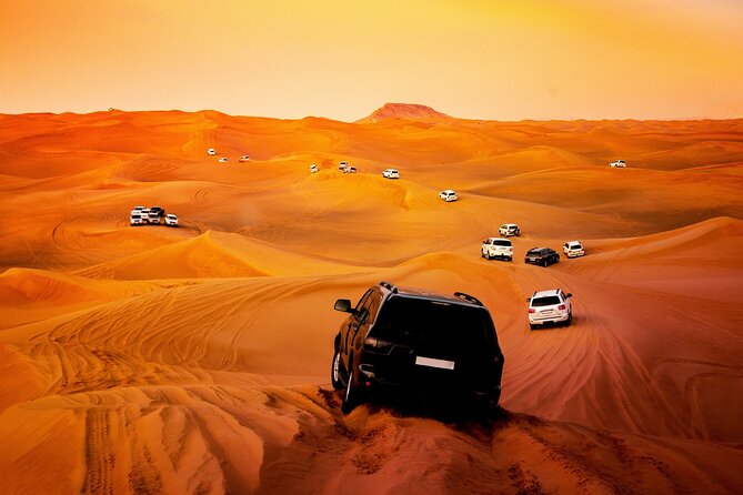 Doha Sharing Desert Safari with Dune Bashing and Sand Boarding - Sunset, Photography, and the Best Light