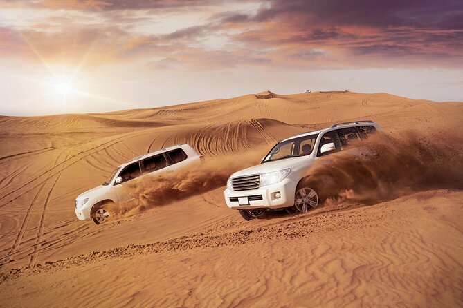 Doha Sharing Desert Safari with Dune Bashing and Sand Boarding - Dune Bashing Across Qatar’s Golden Ridges