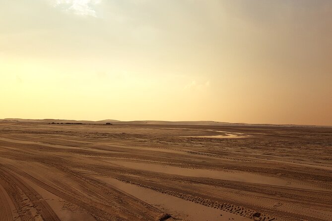 Doha: Sunrise /Sunset Desert Safari with Sand Boarding,Camel ride - What the private format changes