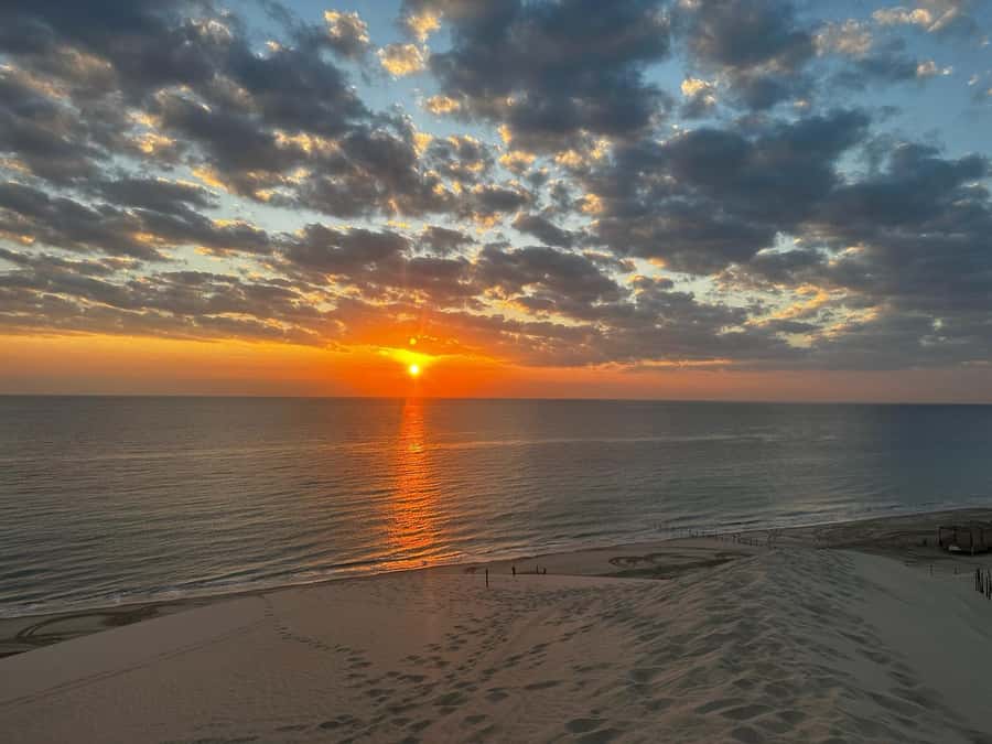 Doha: Sunset desert tour with Camel Ride, Inland Sea & Tea - The 10-minute camel ride at Mesaieed