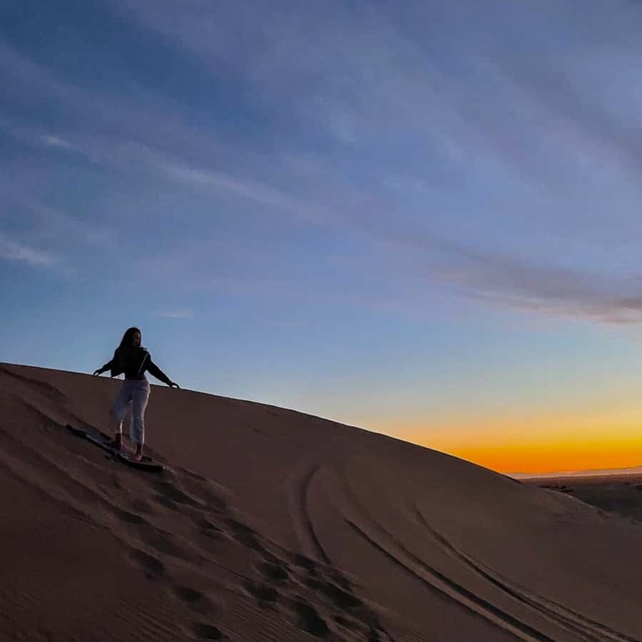 Doha: Sunset Safari, Dune Bashing, Sandboarding & Camel Ride - Sunset, photos, and the final return