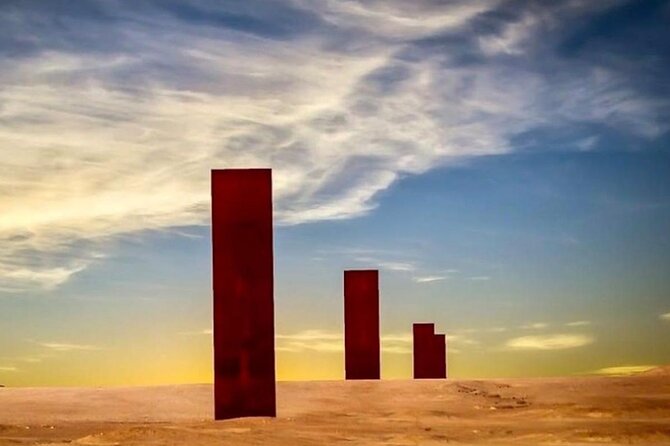 Doha: West Coast Tour Sculpture,Camel Racing Track Rock Formation - Why the giant desert sculpture is worth the drive