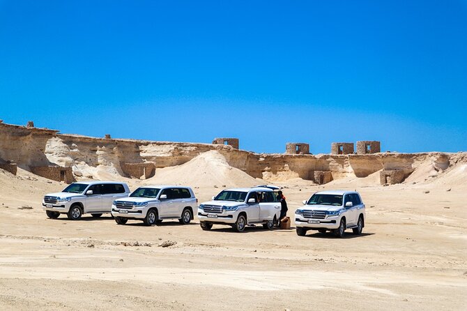 Dukhan and Zekreet Tour - Richard Serra’s steel work in open desert