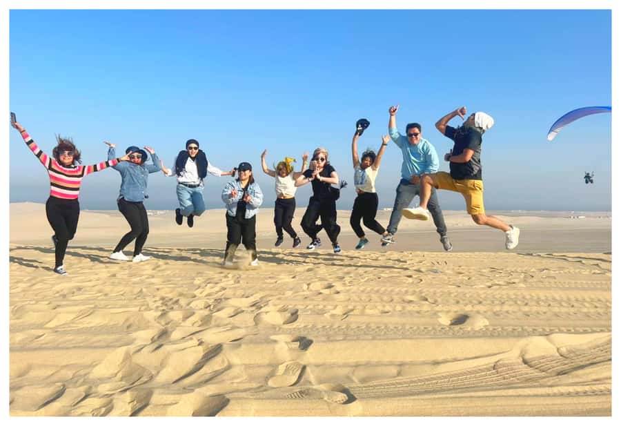 Dune Bashing, Sandboarding, Camel Ride & Optional ATV Ride - A four-hour route from Doha to the Inland Sea