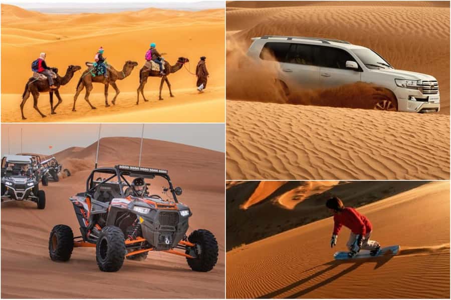 Explore desert Qatar: Off-Road Adventures, dune bashing Tour - Tea, tire pressure, and a camel ride