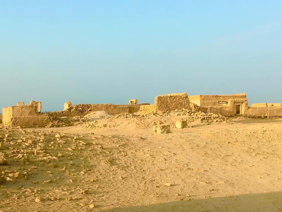 Explore North Qatar with history and archaeological sites. - Purple Island and Qatar’s northern mangroves