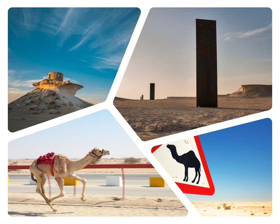 Explore Zekreet: Richard Serra Art & Mushroom Rock Wonders - Through Brouq Nature Reserve to Qatar’s west coast