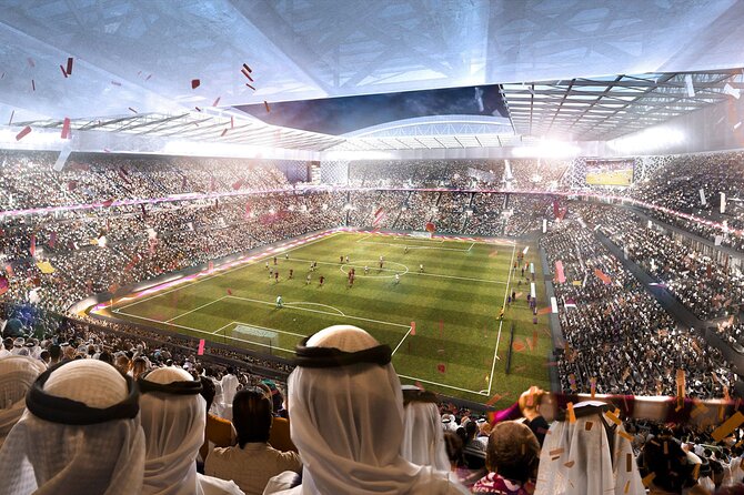 FIFA 2022 World Cup Stadiums in Qatar - Private Trip from Doha with Hotel Pickup - Stadium 974, where the building was part of the story