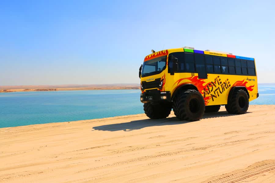 From Doha: Exclusive Monster Bus Safari Experience - Forty-five minutes of dune bashing