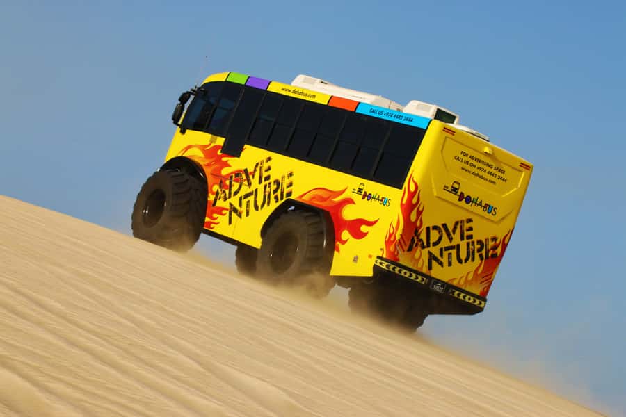 From Doha: Exclusive Monster Bus Safari Experience - From Doha to the Sealine dunes