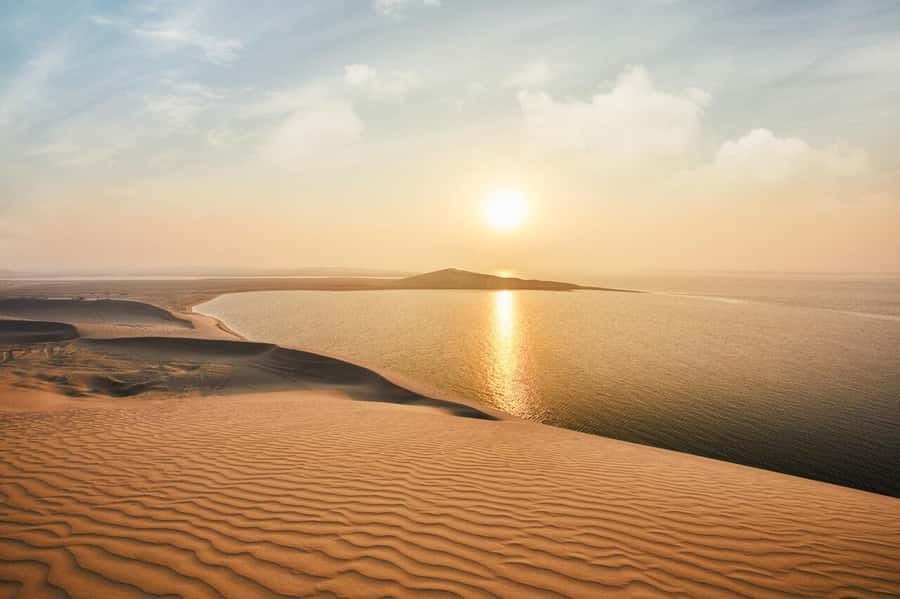 From Doha: Sunrise or Sunset Safari with Sand Boarding - From Doha to the southern desert