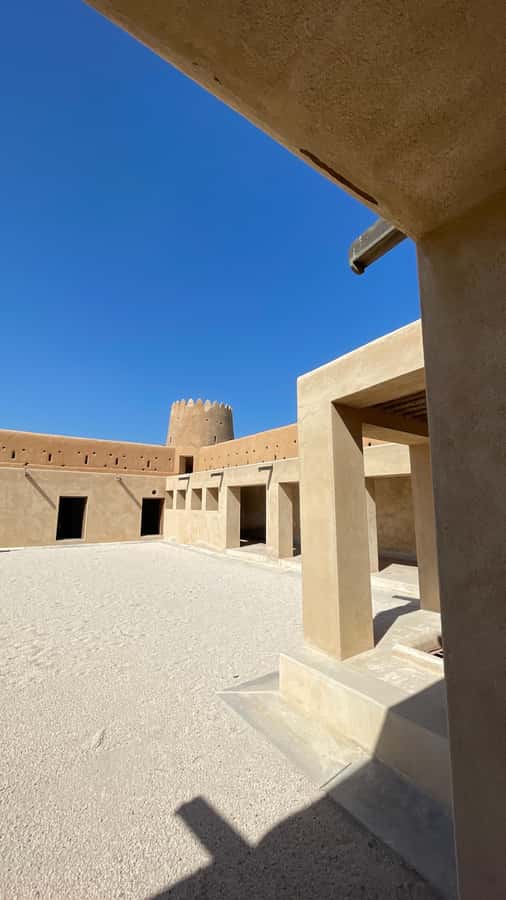 North of Qatar: Olafur Eliasson Exibit, Zubara fort & jumail - Jumail village and the view across the Gulf