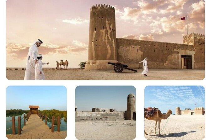North of Qatar Tour|Zubara Fort, Purple Island & Mangroves Colony - Leaving Doha for Al Khor