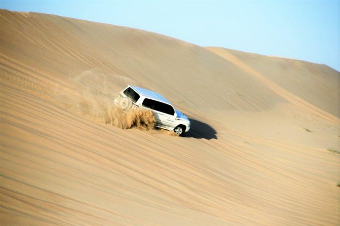 Premium Full-Day Safari, Dune Bash, Camel Ride and BBQ Meal in Desert Camp - Khor Al Udaid and the inland sea