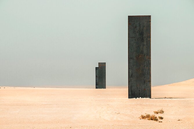 Private Combo North and West of Qatar Tour 8hours - Richard Serra’s EAST-WEST / WEST-EAST is a striking contrast