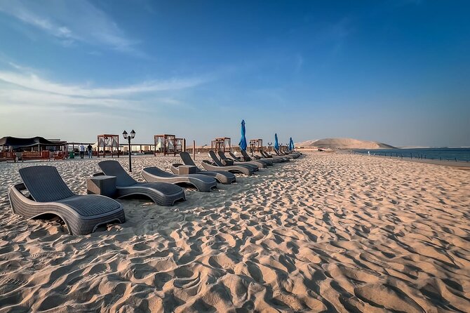 Private Overnight Desert Safari, Dune bashing, dinner & Breakfast - Khor Al Udaid Beach and the permanent camp