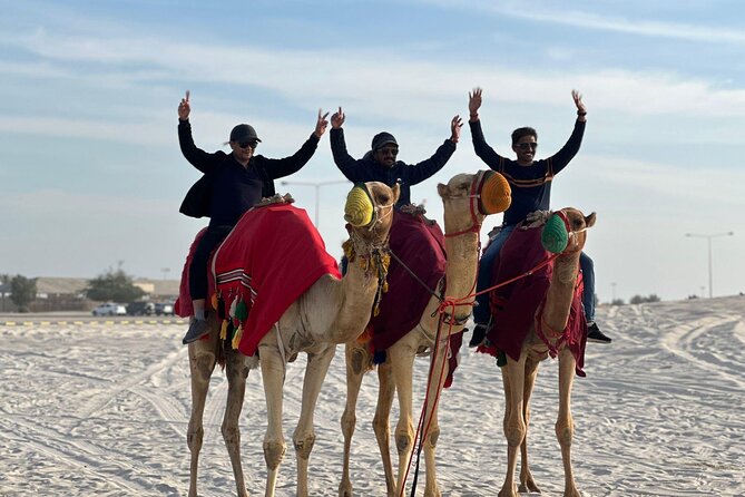 Private Sealine Beach Tour with Desert Activities - Sandboarding on the dunes