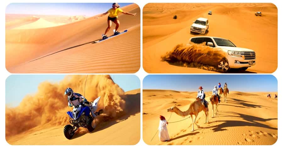 Qatar: Desert Safari, Camel Ride, Inland sea, Sandboarding - The first 45 minutes: dune bashing with a steady hand