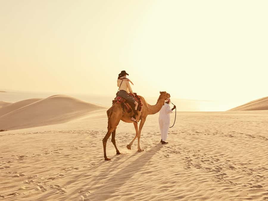 Qatar Desert Safari, Quad bike, Camel Ride and Sandboarding - Sandboarding and the Inland Sea photo stop