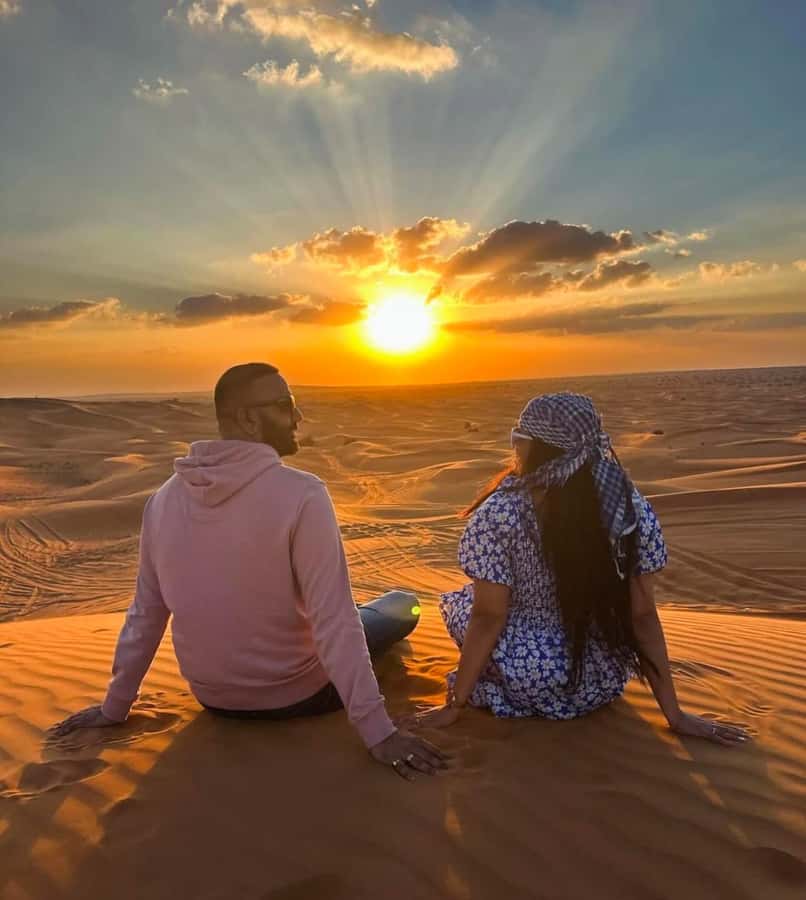 Quad Bike/Buggy, Desert Safari, Camel Ride, Dune Bashing - Sandboarding gives you repeat attempts