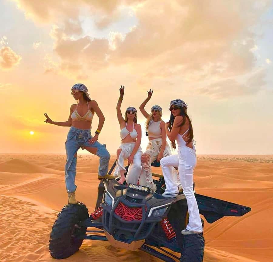 Quad Bike/Buggy, Desert Safari, Camel Ride, Dune Bashing - Leaving Doha in an air-conditioned 4WD