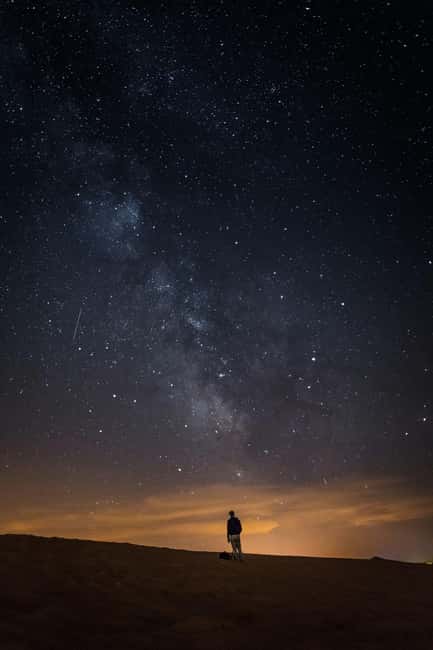 Star Studded Night Desert Safari Doha Qatar - The desert after dark at Qatar’s Inland Sea