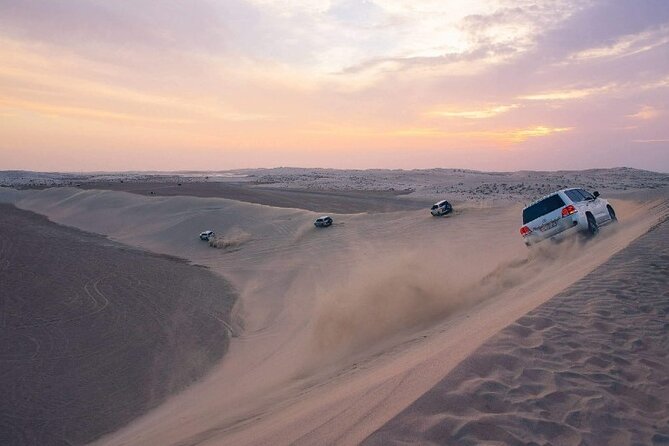 Sunrise or Sunset , Desert Safari Tour in Heart of Qatar - Sealine Beach and the one-hour dune ride
