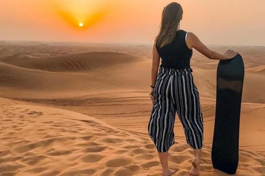 Sunset Desert Safari with Dune Bashing & Inland Sea Views - Mesaieed and the first desert views