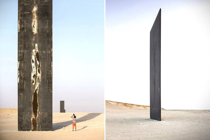 West Coast tour, Zekreet, Richard Serra Sculpture, Mushroom Rock Formation - Meeting Richard Serra in the Brouq Reserve